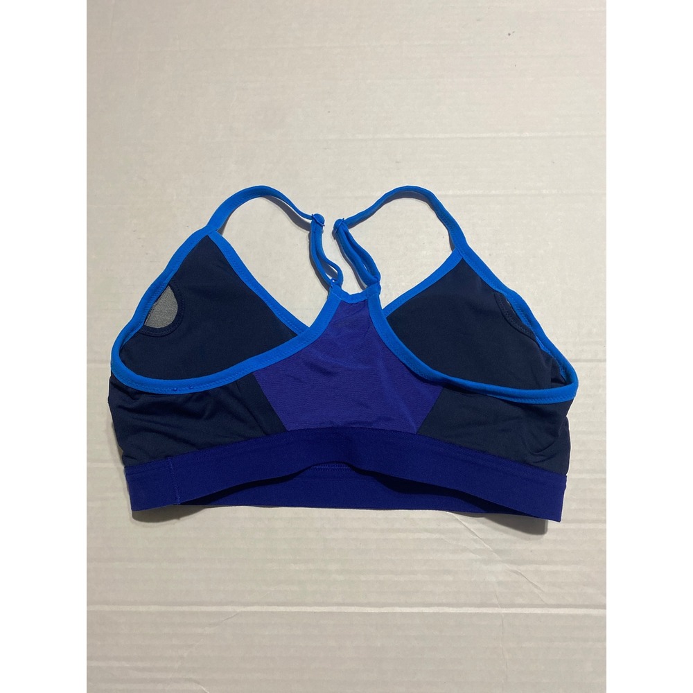 Nike Womens Dri-FIT Pink Just Do It Tank Top and Blue Sports Bra Set Size M - Picture 3 of 8